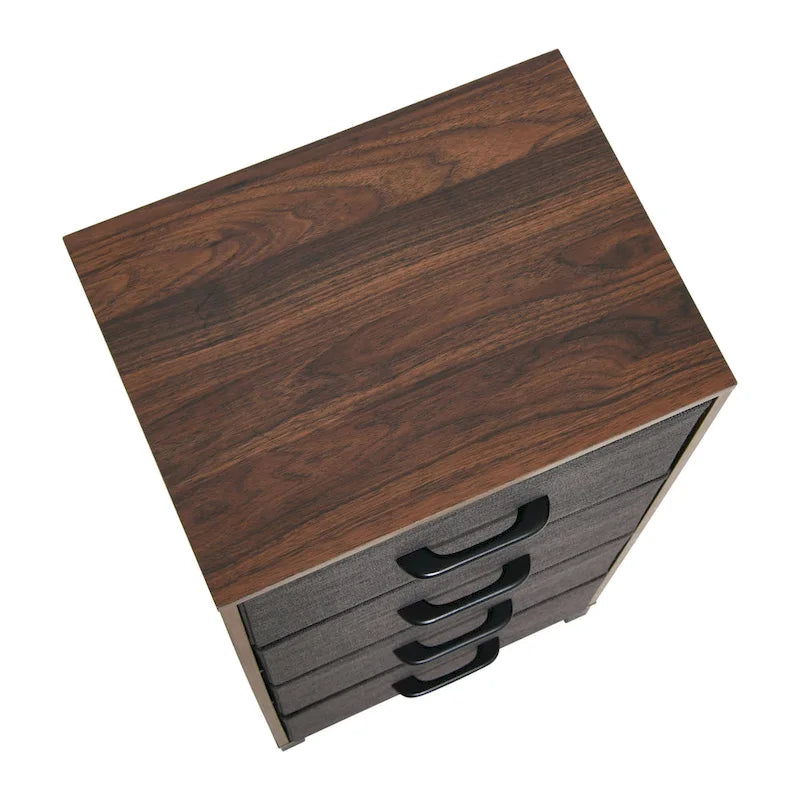 Household Essentials Dresser Tower Chest with 4 Storage Drawers