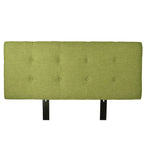 MJL Furniture Ali Button Tufted Key Largo Grass Upholstered Headboard