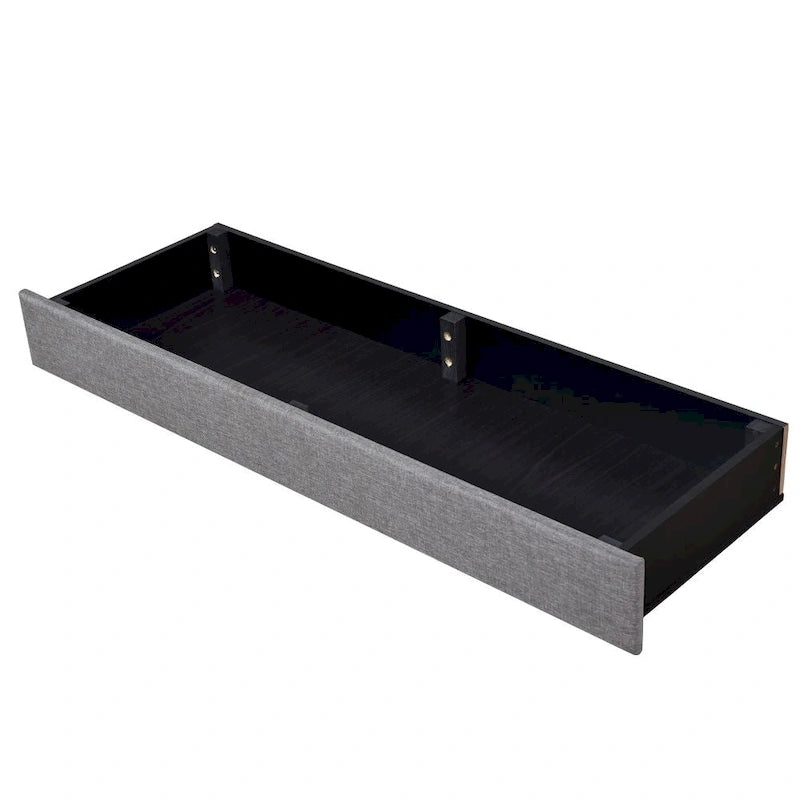 Queen Size Storage Bed Linen Upholstered Platform Bed with 3 Drawers
