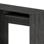 FM Furniture Raleigh L-Shaped Desk with Two Drawers, One Shelf and CPU Storage