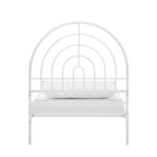 Walker Edison Modern Metal Arch Twin Bed Frame