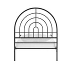Walker Edison Modern Metal Arch Twin Bed Frame