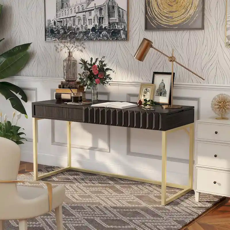 Bird Modern 57-inch Metal Lift-top Standing Desk by Furniture of America