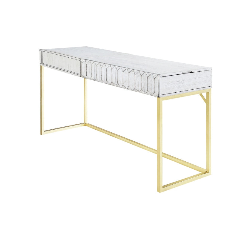 Bird Modern 57-inch Metal Lift-top Standing Desk by Furniture of America