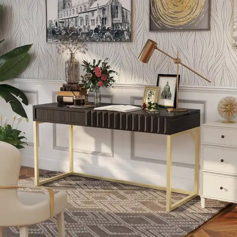 Bird Modern 57-inch Metal Lift-top Standing Desk by Furniture of America