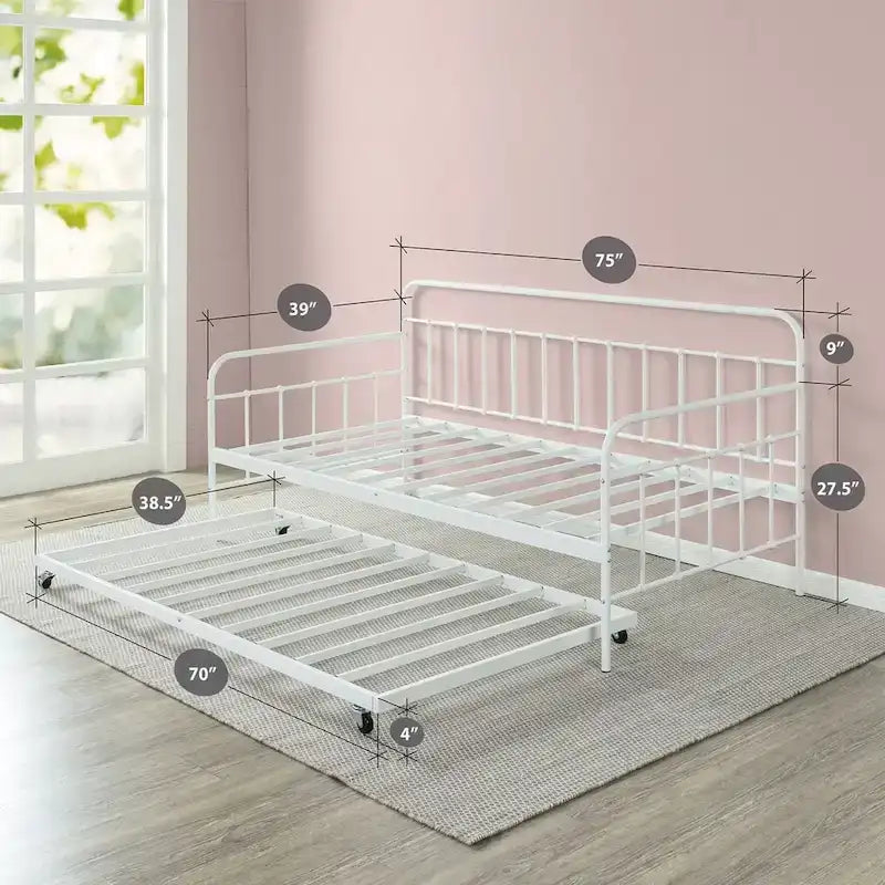 Priage by Zinus Florence Daybed with Trundle