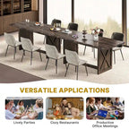 Moasis 70.8 Large Farmhouse Kitchen Dining Room Table for 6 to 8 People