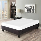 Carter Dark Grey 14 in. Platform Bed Frame Mattress Foundation