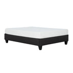 Carter Dark Grey 14 in. Platform Bed Frame Mattress Foundation