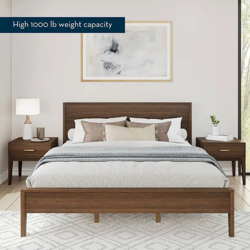 Plank and Beam King Size Bed