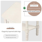 Narrow table, rustic entrance table, slim sofa table, three storage drawers and bottom shelf