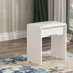 Vanity Set With Mirror and Lamp Home Makeup Dressing Table with Stool