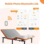 ESHINE Adjustable Bed Frame - 14 inch Hybrid Memory Foam Mattress 2000 Series
