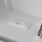 65Timechee Queen Bookcase Headboard RGB Light Adjustable Shelf