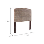 Cardiff Rattan Adjustable Headboard