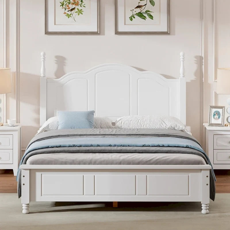 Full Size Wood Platform Bed Frame