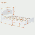 Full Size Wood Platform Bed Frame