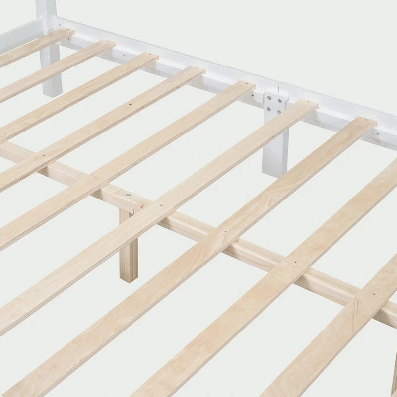Full Size Wood Platform Bed Frame