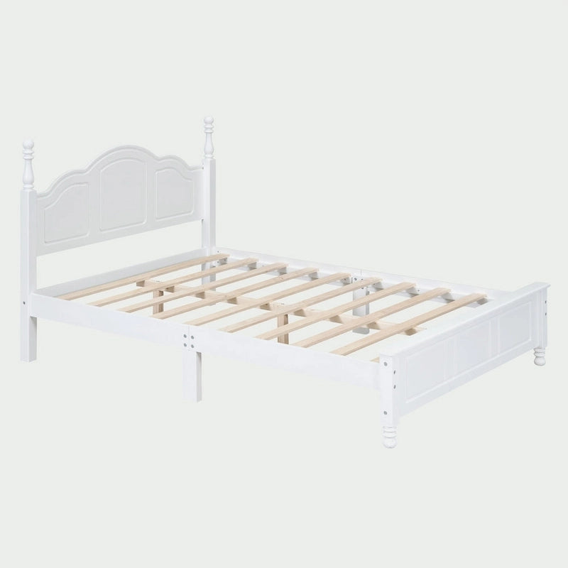 Full Size Wood Platform Bed Frame