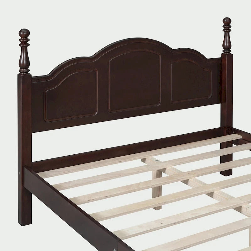 Full Size Wood Platform Bed Frame