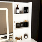 39.4 W Dresser Makeup Vanity Set with Stool and Mirror Room