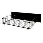 CraftPorch Elegant Chrome Nailhead Wingback Upholstered Bed with Drawers