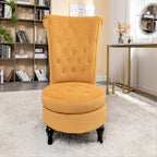 Gosser 20 Wide Velvet High Back Vanity Chair