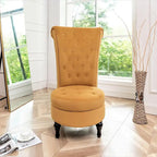 Gosser 20 Wide Velvet High Back Vanity Chair