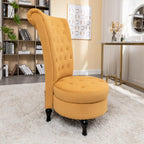 Gosser 20 Wide Velvet High Back Vanity Chair