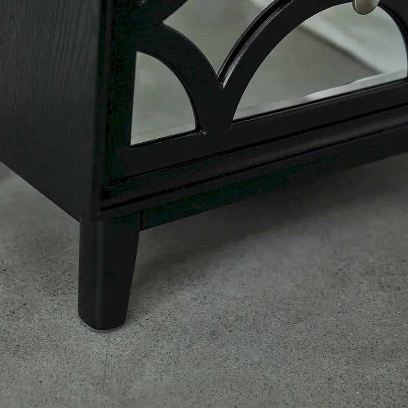 COZAYH Contemporary Mirror Front Nightstand