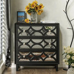 COZAYH Contemporary Mirror Front Nightstand
