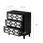 COZAYH Contemporary Mirror Front Nightstand