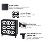 COZAYH Contemporary Mirror Front Nightstand