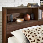 Malins Bookcase Queen Platform Bed with USBs by iNSPIRE Q Classic