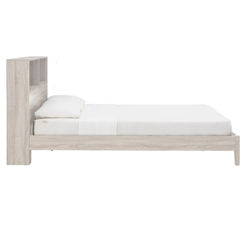 Malins Bookcase Queen Platform Bed with USBs by iNSPIRE Q Classic