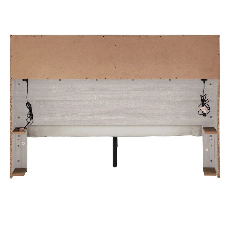 Malins Bookcase Queen Platform Bed with USBs by iNSPIRE Q Classic
