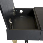 OSP Home Furnishings Andrea Powered Home Office Desk