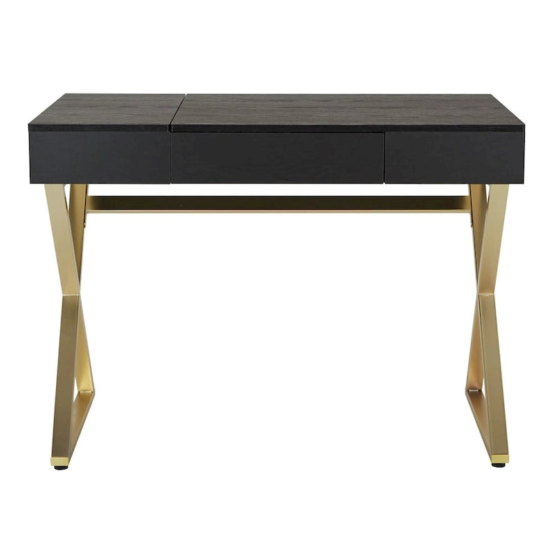 OSP Home Furnishings Andrea Powered Home Office Desk