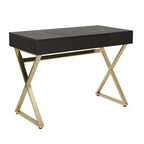 OSP Home Furnishings Andrea Powered Home Office Desk