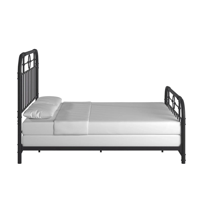 Kendal Black Metal Bed by iNSPIRE Q Classic