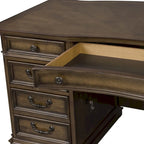Amelia Antique Toffee Jr Executive Desk