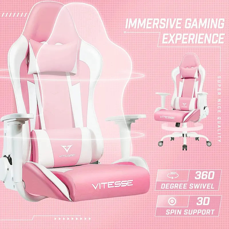 BOSSIN Gaming Chair High Back Computer Office Chair with Lumbar Support and Headrest