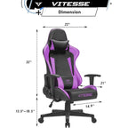 BOSSIN Gaming Chair High Back Computer Office Chair with Lumbar Support and Headrest