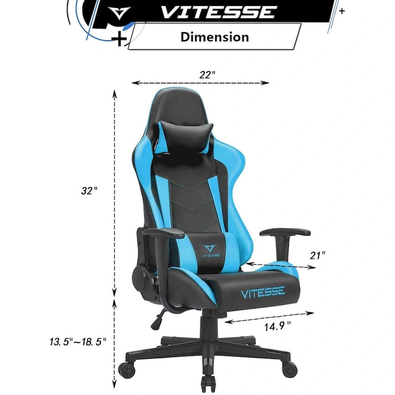 BOSSIN Gaming Chair High Back Computer Office Chair with Lumbar Support and Headrest