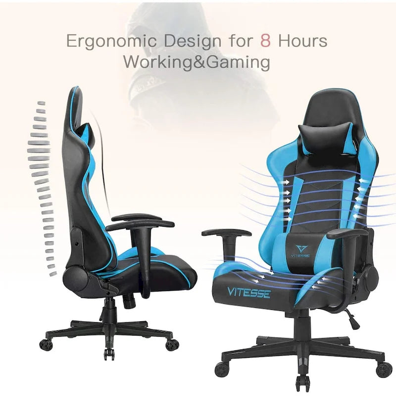 BOSSIN Gaming Chair High Back Computer Office Chair with Lumbar Support and Headrest