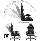 BOSSIN Gaming Chair High Back Computer Office Chair with Lumbar Support and Headrest