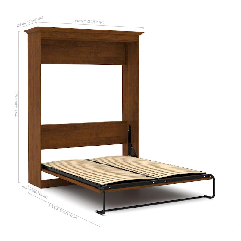 Versatile Full Murphy Bed and Closet Organizer (84W) by Bestar