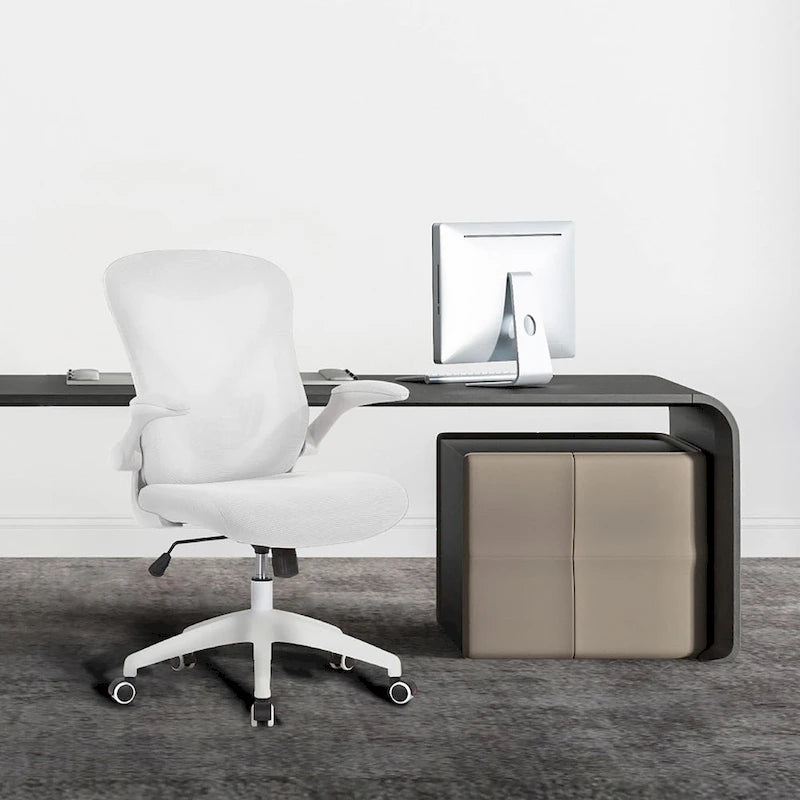 Porthos Home Cole Ergonomic Mesh Office Chair with Nylon Base and Tilt Mechanism