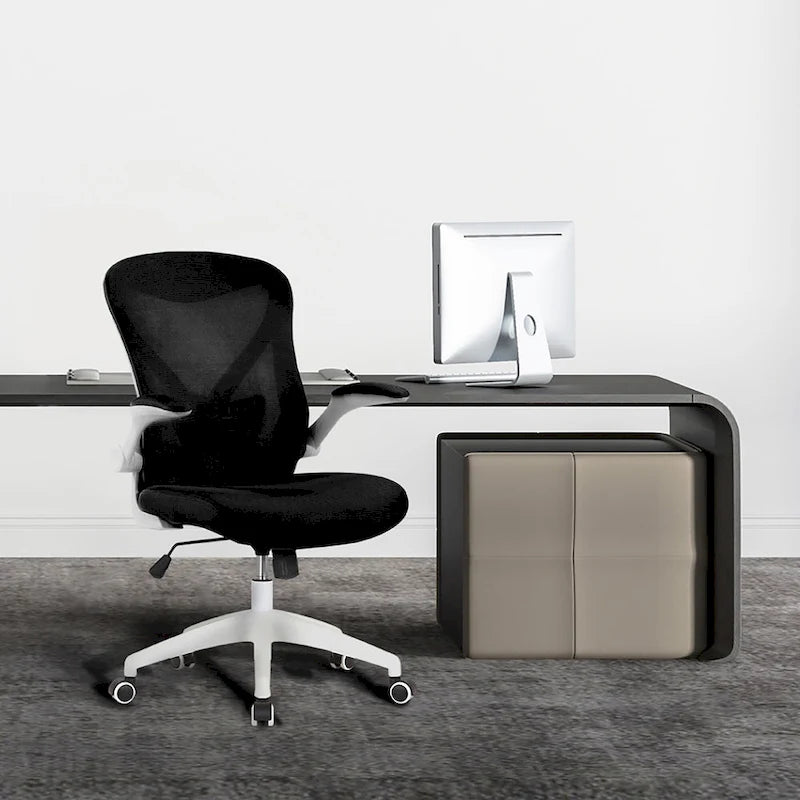 Porthos Home Cole Ergonomic Mesh Office Chair with Nylon Base and Tilt Mechanism