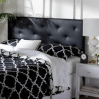 Porch & Den Minnehaha Contemporary Faux Leather Headboard